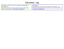 Tablet Screenshot of literaturo.org